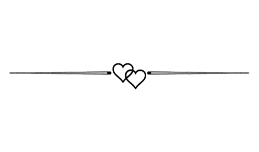 🖤 Стикер «Separator Hearts» для Telegram