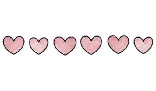 ❤️ Стикер «Separator Hearts» для Telegram