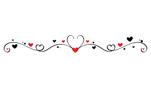 🤍 Стикер «Separator Hearts» для Telegram