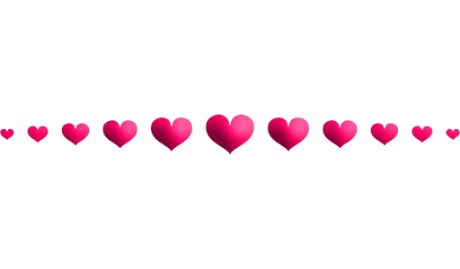 ❤️ Стикер «Separator Hearts» для Telegram