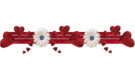 ❤️ Стикер «Separator Hearts» для Telegram