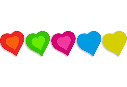 💝 Стикер «Separator Hearts» для Telegram