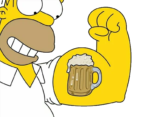 🍺 Стикер «Dereven&;ka» для Telegram