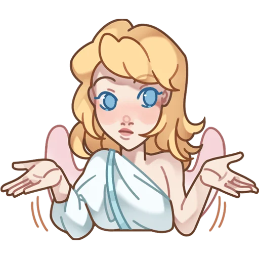 🤷 Стикер «Серафима без надписей» для Telegram