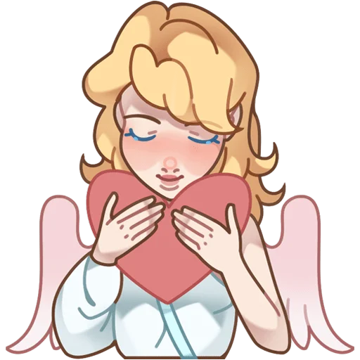 ❤ Стикер «Серафима без надписей» для Telegram