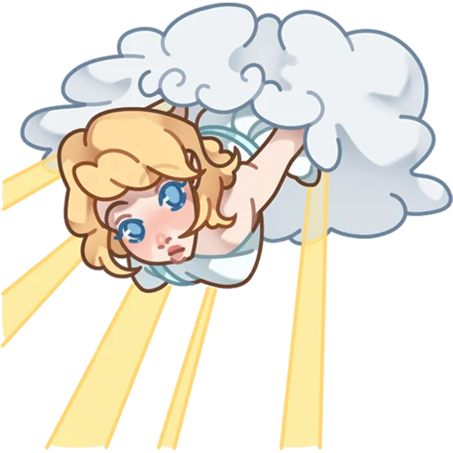 🤩 Стикер «Серафима без надписей» для Telegram