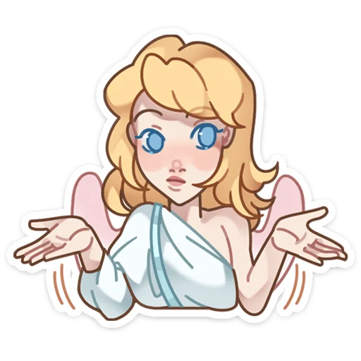 🤷 Стикер «Серафима» для Telegram