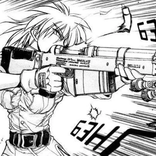 🤍 Стикер «Seras Victoria / hellsing» для Telegram