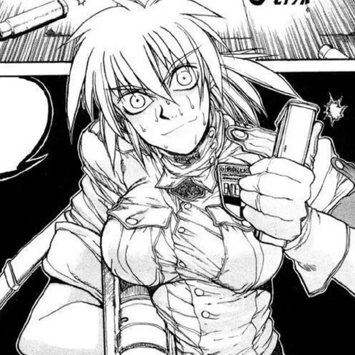 🤍 Стикер «Seras Victoria / hellsing» для Telegram