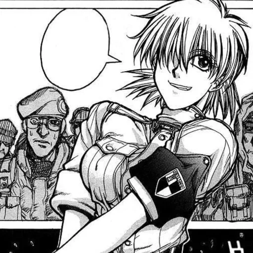 🤍 Стикер «Seras Victoria / hellsing» для Telegram
