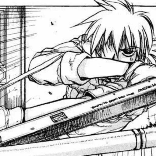 🤍 Стикер «Seras Victoria / hellsing» для Telegram