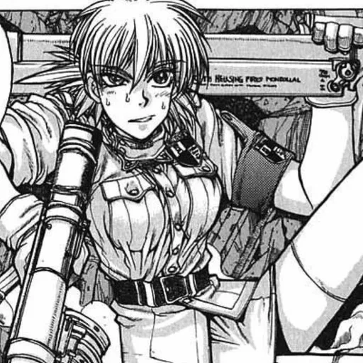 🤍 Стикер «Seras Victoria / hellsing» для Telegram