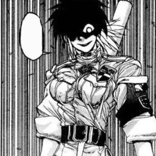 🤍 Стикер «Seras Victoria / hellsing» для Telegram