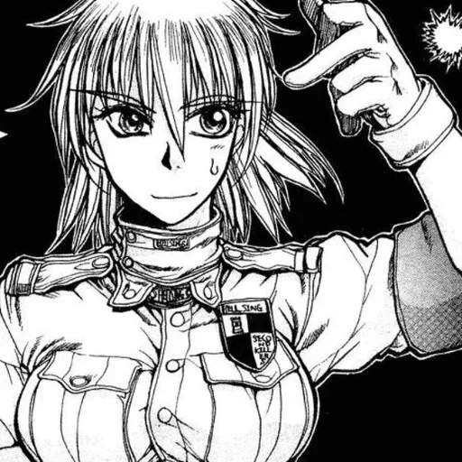 🤍 Стикер «Seras Victoria / hellsing» для Telegram