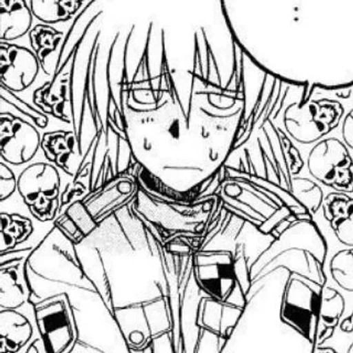 🤍 Стикер «Seras Victoria / hellsing» для Telegram