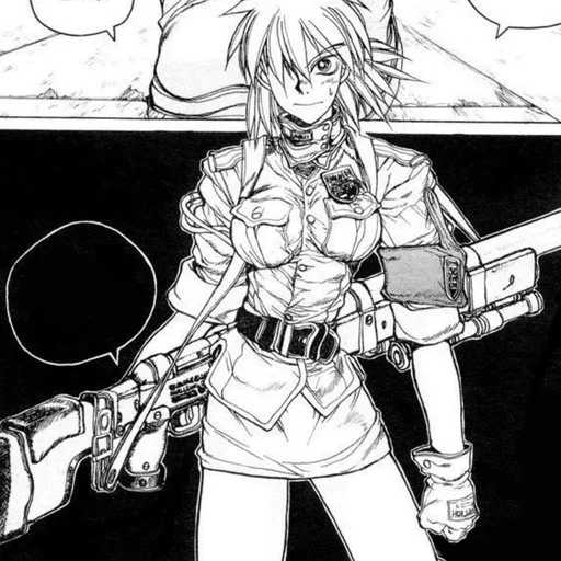 🤍 Стикер «Seras Victoria / hellsing» для Telegram