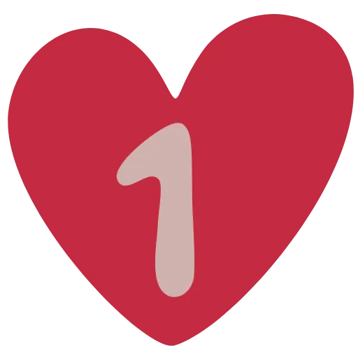 1️⃣ Эмодзи «Сердешный» для Telegram