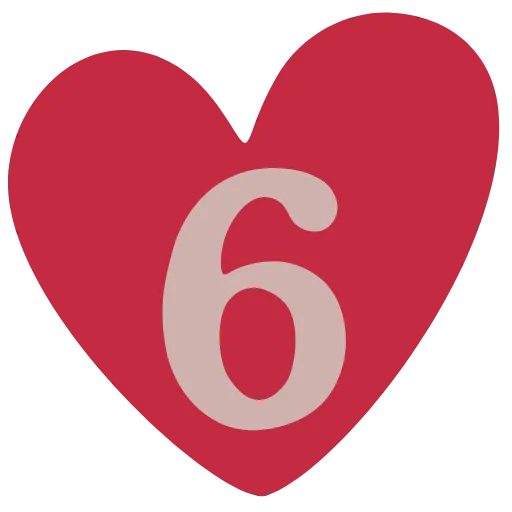 6️⃣ Эмодзи «Сердешный» для Telegram