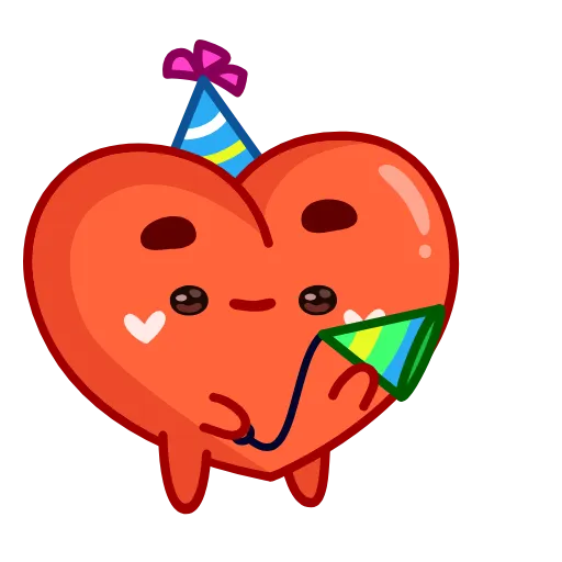 🥳 Стикер «Сердечко» для Telegram
