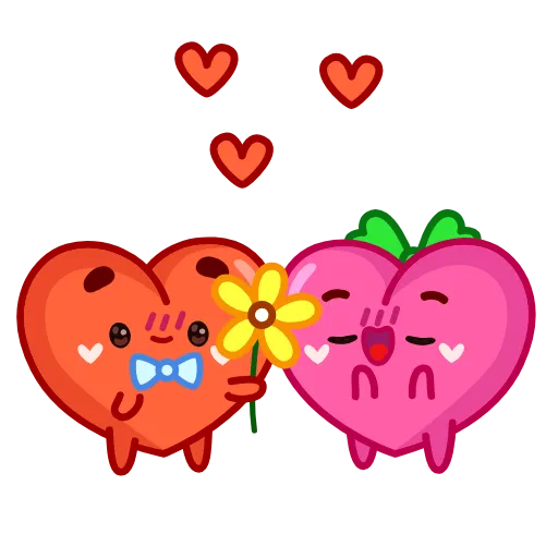 🏵 Стикер «Сердечко» для Telegram