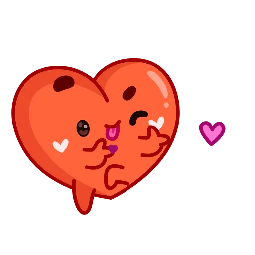 😘 Стикер «Сердечко» для Telegram