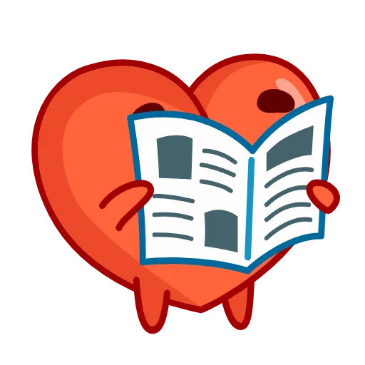 📰 Стикер «Сердечко» для Telegram