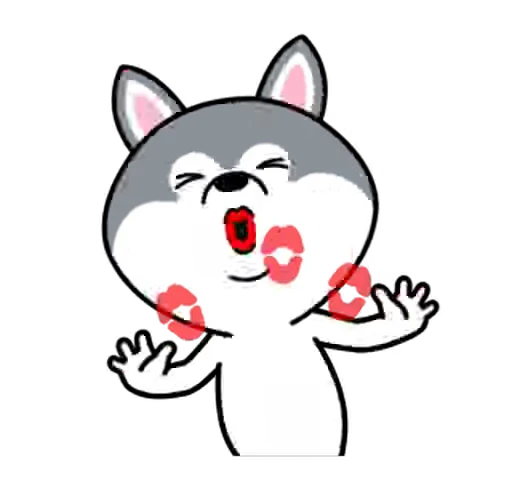 💋 Стикер «Serega+Misha=WORK» для Telegram