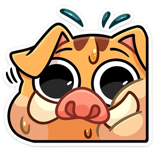 😥 Стикер «Кабан Сергеич» для Telegram