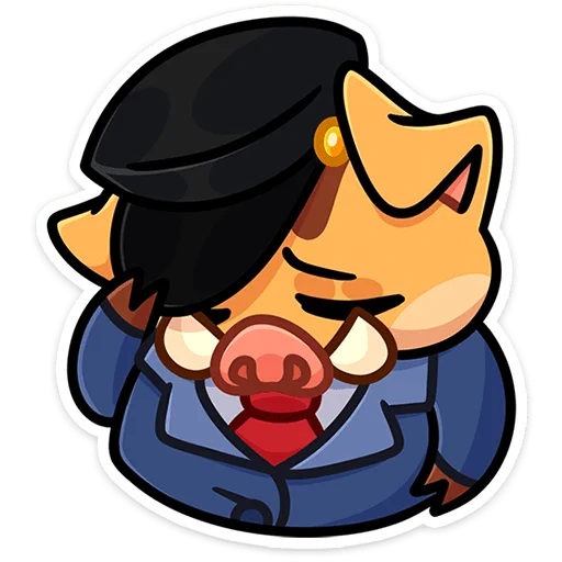 🐗 Стикер «Кабан Сергеич» для Telegram
