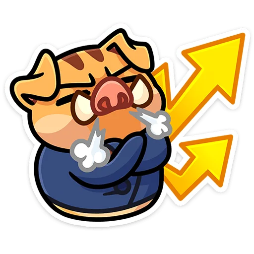 📈 Стикер «Кабан Сергеич» для Telegram