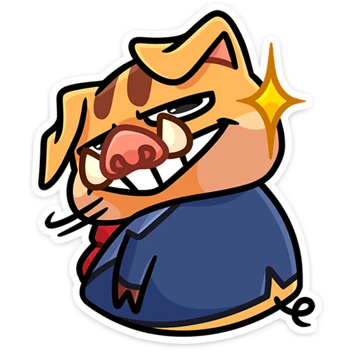 😃 Стикер «Кабан Сергеич» для Telegram