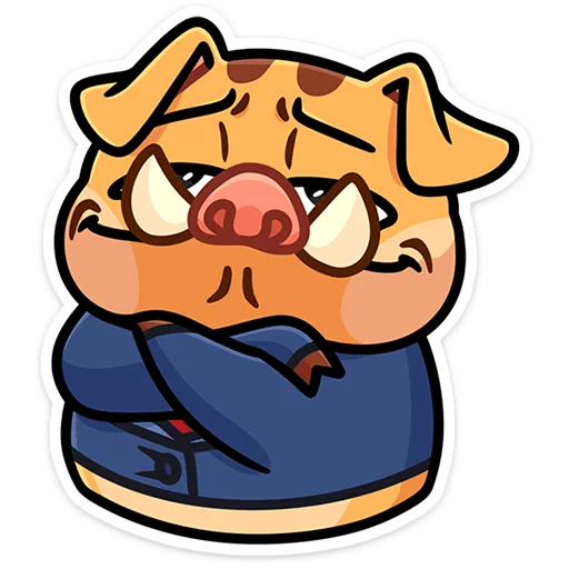 🐗 Стикер «Кабан Сергеич» для Telegram