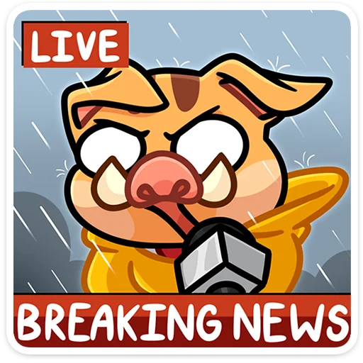 ☔ Стикер «Кабан Сергеич» для Telegram