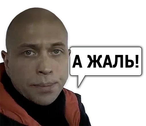 😔 Стикер «Сергей Дружко» для Telegram