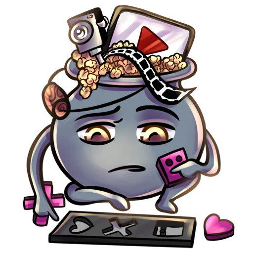 💜 Стикер «Котёл Сериалов —» для Telegram