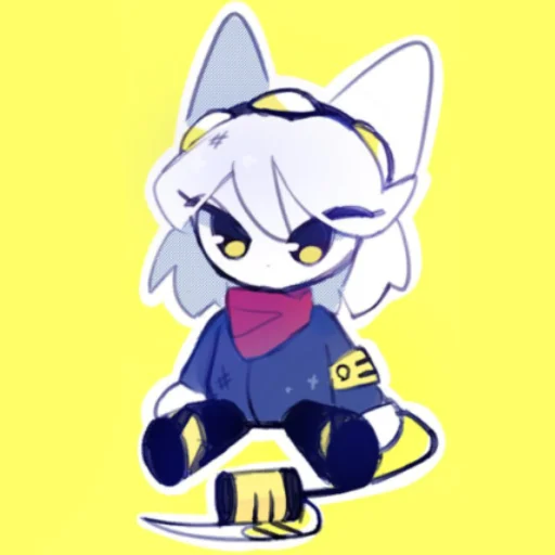 🐱 Стикер «Designation V» для Telegram