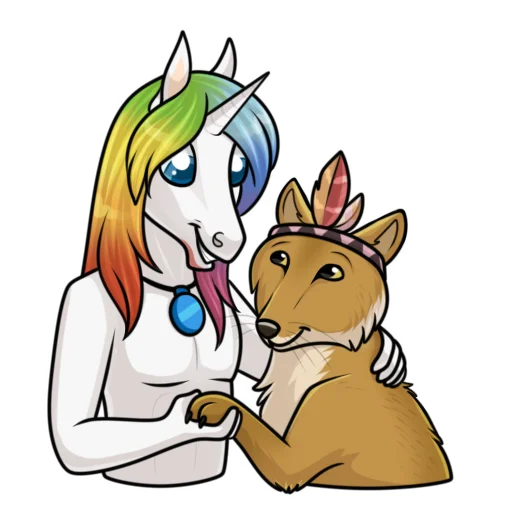 🤗 Стикер «Единорожка Сэр Персив» для Telegram