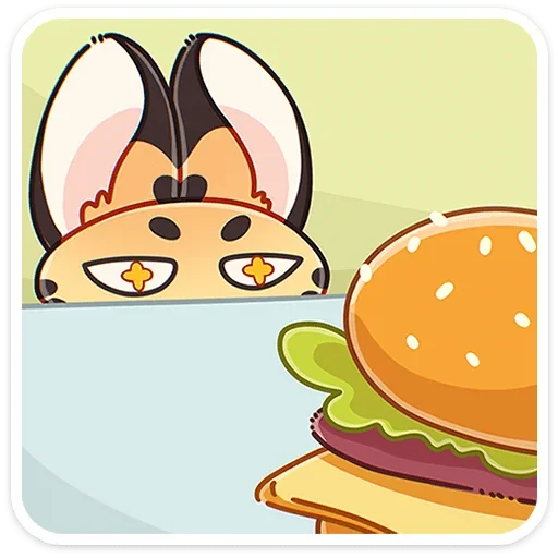 🍔 Стикер «Тортик» для Telegram