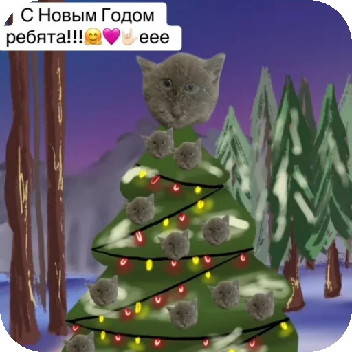 👍 Стикер «Серый котик» для Telegram