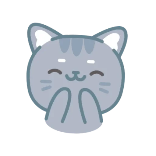 ☺️ Стикер «серый китик» для Telegram