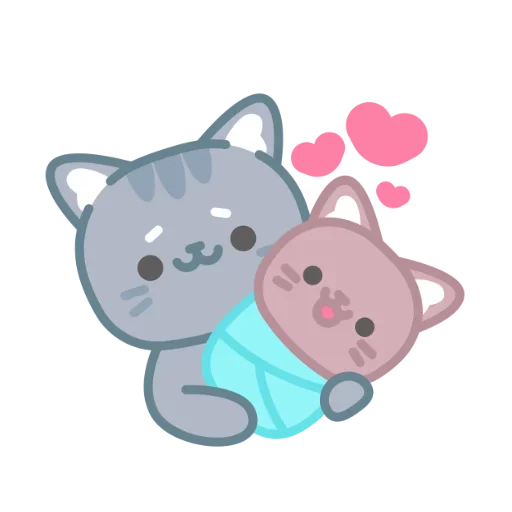 💌 Стикер «серый китик» для Telegram