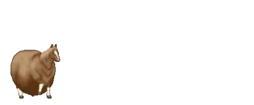 🤩 Стикер «Лошадь из TikTok» для Telegram