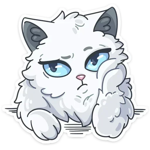 🤍 Стикер «Больше стиков» для Telegram