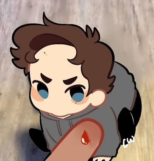 🖤 Стикер «Mark Heathcliff» для Telegram