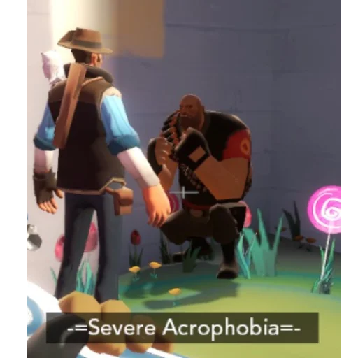 ☁️ Стикер «Severe Acrophobias ultimate Spiper» для Telegram
