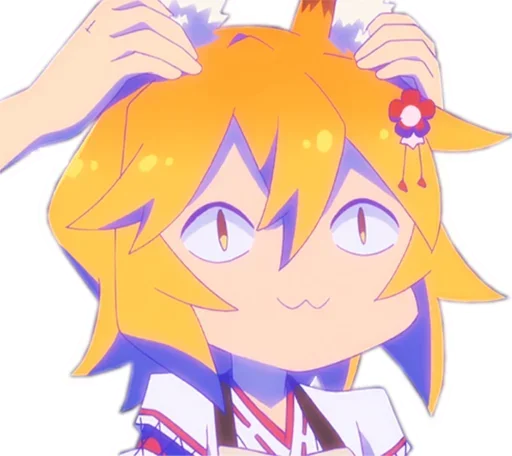 🥶 Стикер «Sewayaki Kitsune no Senko san» для Telegram