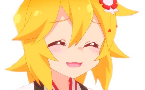 😄 Стикер «Sewayaki Kitsune no Senko san» для Telegram