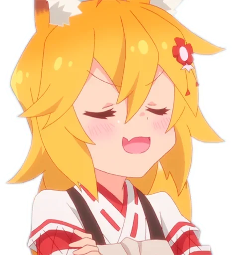 😼 Стикер «Sewayaki Kitsune no Senko san» для Telegram