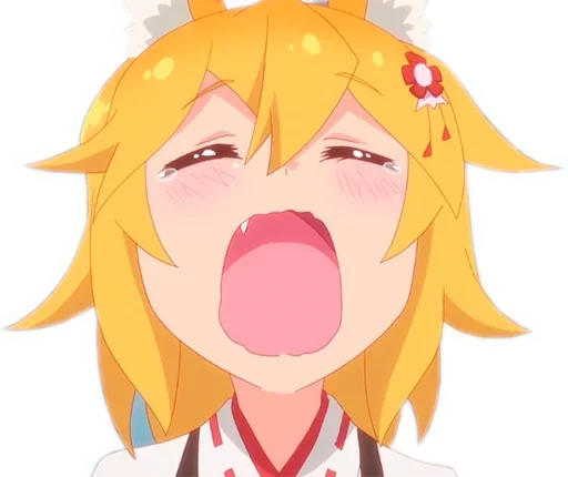 😴 Стикер «Sewayaki Kitsune no Senko san» для Telegram
