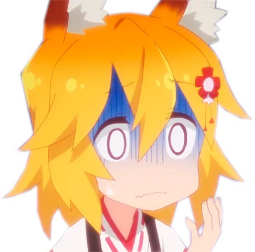😱 Стикер «Sewayaki Kitsune no Senko san» для Telegram
